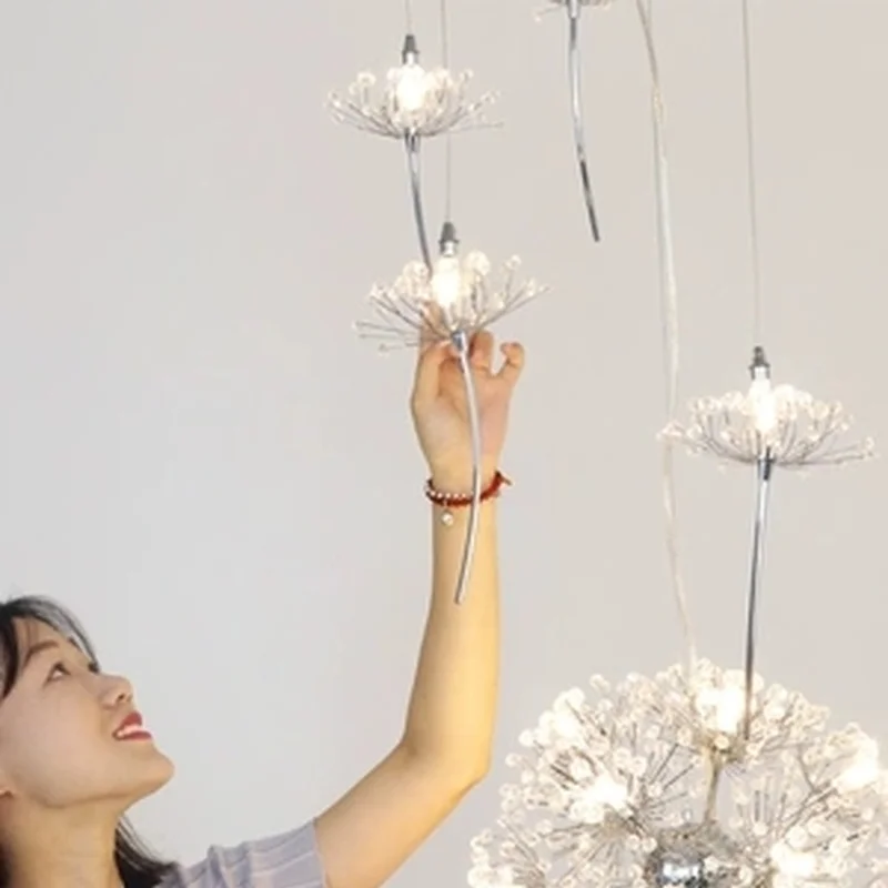 Хрустальная люстра в европейском стиле одежда Одуванчик магазин ресторан