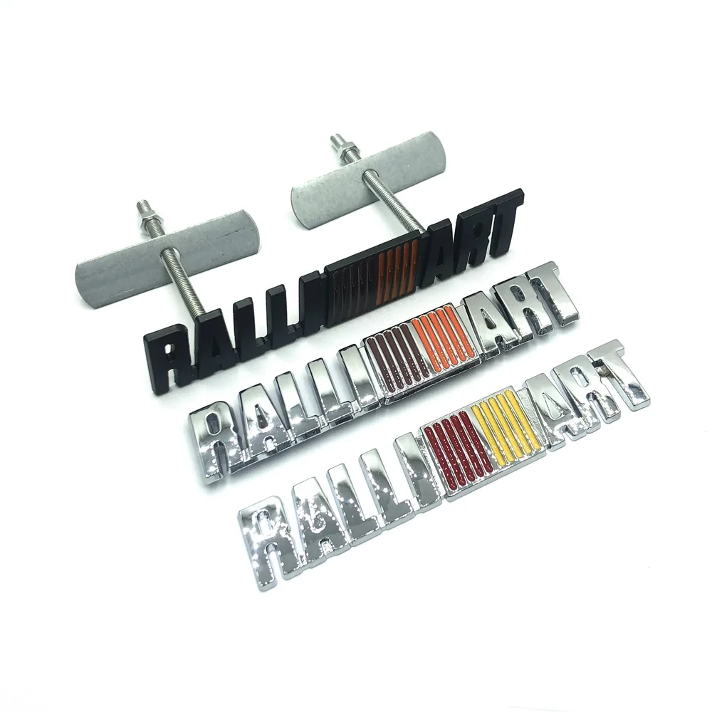 1 шт. RALLIART ралли АРТ передний значок автомобиля подходит для MITSUBISHI Racing решетка