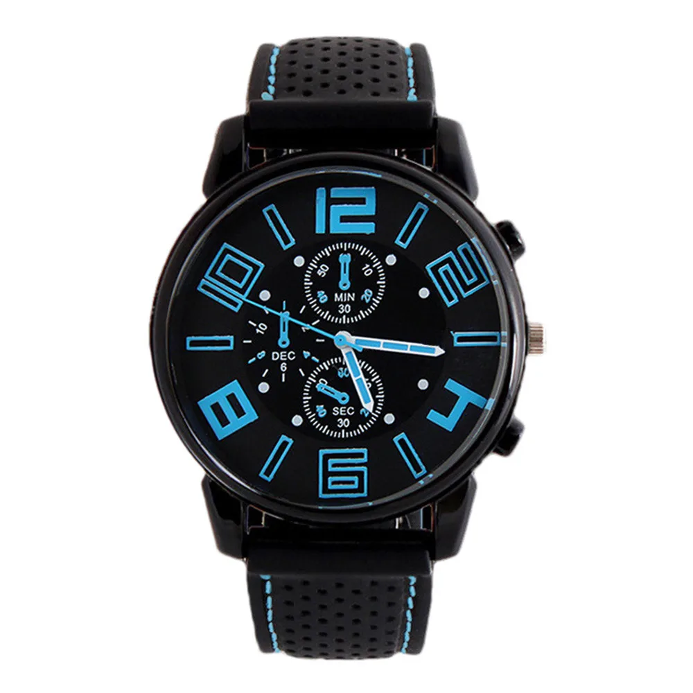 

Men Fashion Stainless Steel Sport Cool Quartz Hours Wrist Analog Watch Hot Brand Waterproof Men Women student Simple Gift Clock