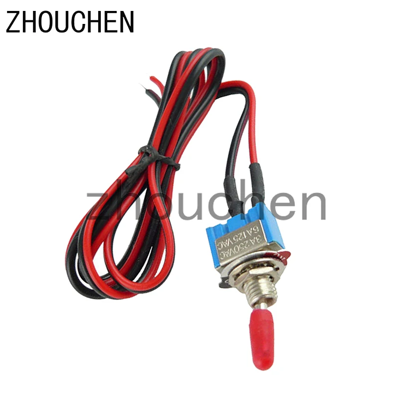 Предварительно проводной мини-переключатель ВКЛ/ВЫКЛ для сигнализации