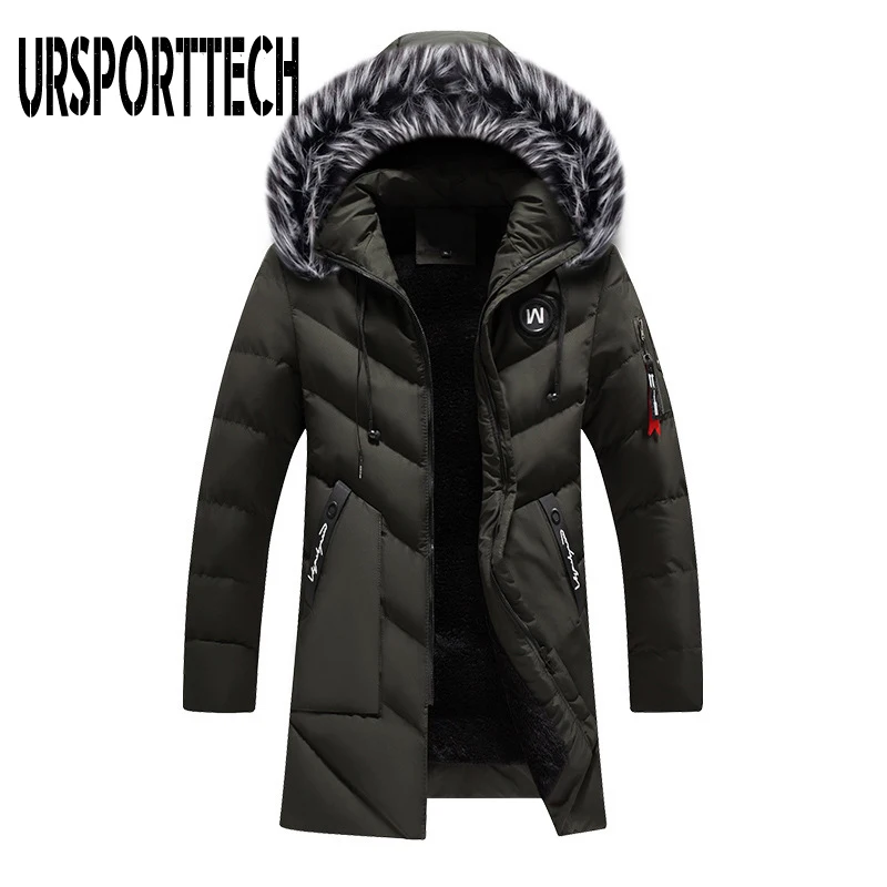 Top Quality Winter Parka Men Thick Warm Winter Jacket Men Windproof Casual Outerwear Medium Long Coat Men Parka Plus Size 5XL