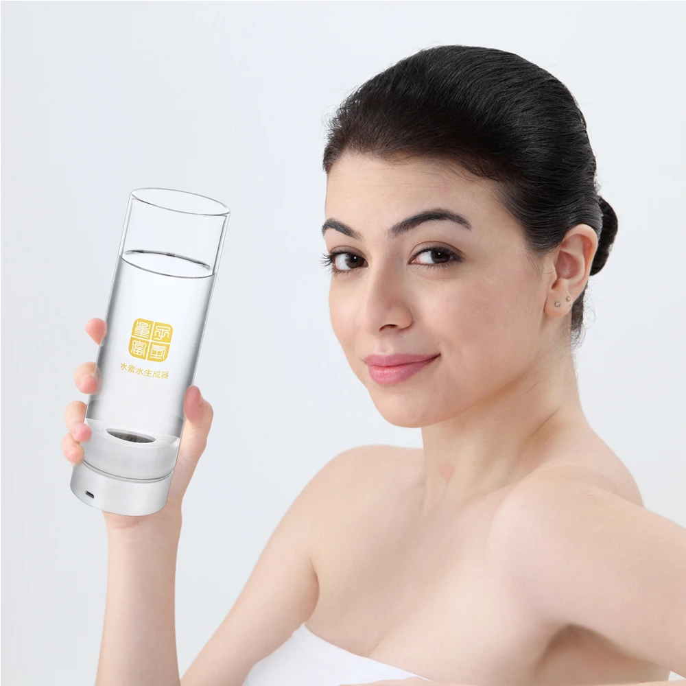 

Improve Sleep MRETOH 7.8HZ Anti-Aging Hydrogen Rich Water Generator Glass Bottle Electrolysis Alkaline H2 Ionizer Rechargeable