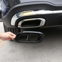 for 2020 mercedes benz gle 350 gle 450 glc gls w167 x253 x167 2020 abs car muffler exhaust pipe tail cover decorative sticker