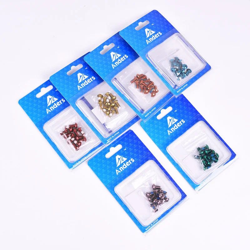 

12PCS Colorful Bicycle Disc Brake Rotor Torx Bolts T25 M5x10mm MTB Bike Alloy Steel Disc Brake Rotor Fixing Screws