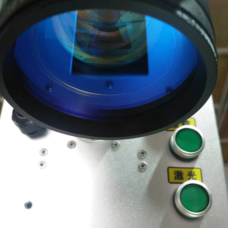 Портативная волоконная лазерная маркировочная машина 30 Вт с вращающимся