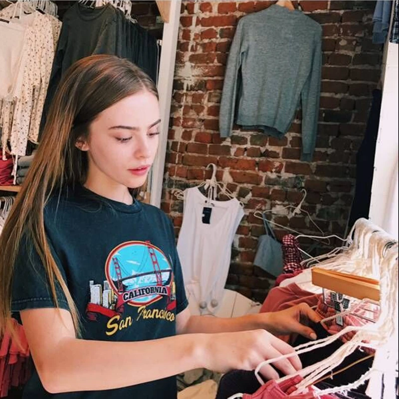 Винтажная модная женская Футболка harajuku с круглым вырезом Модный укороченный топ