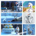 DIY Disney мультфильма Холодное сердце набор алмазов для создания картины Олаф из мультфильма вышивка мозаика вышивка крестиком Art домашний декор камни в форме ромбакруглые стразы подарок