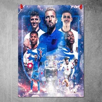 european cup 2021 england team poster wall art print canvas painting nordic posters and prints wall pictures room decor no frame