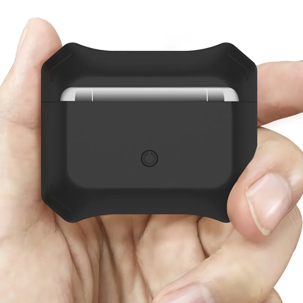 Беспроводной зарядный бокс для AirPods Pro 2019 силиконовая кобура с защитой от царапин