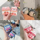 Чехол для беспроводных Bluetooth-наушников Apple Airpods 1  23, силиконовые чехлы для наушников Air Pods 2 1, чехол с персиковым напитком