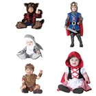 Детский костюм для косплея с мультяшными животными, Зимний Рождественский подарок для маленьких мальчиков и девочек, комплект одежды для Хэллоуина и вечеринки, 2021