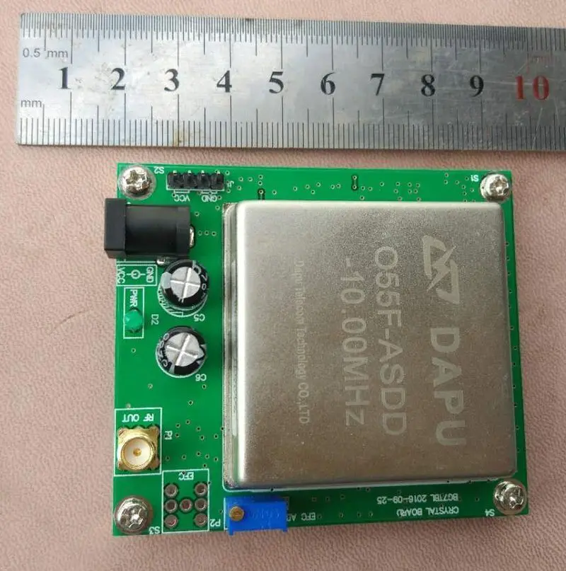 

10 МГц OCXO Кристалл осциллятор частота ссылка с платой 12В 1.5A RF