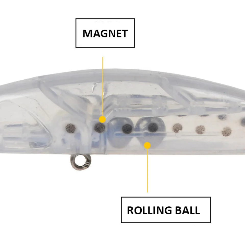 Глубокое погружение приманки для ловли рыбы 10 г/80 мм реалистичные воблеры