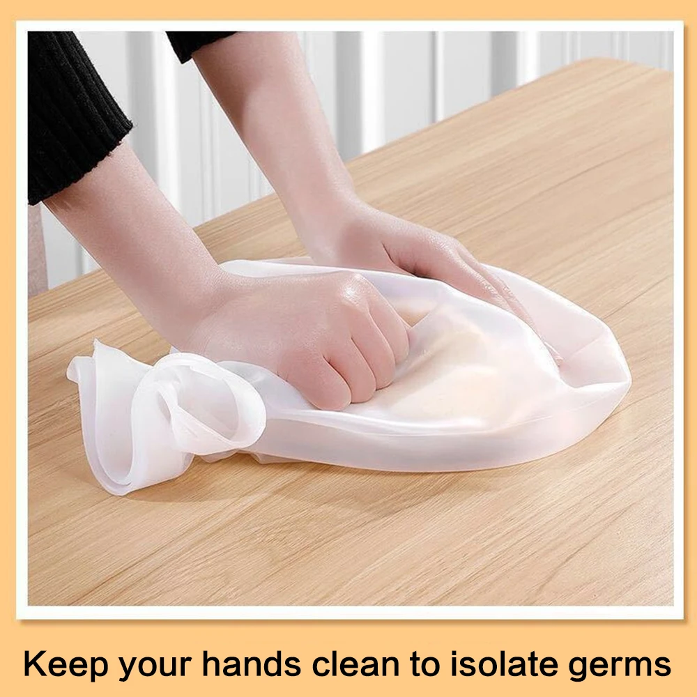 Пищевая силиконовая тестомесильная сумка для смешивания муки сохранения