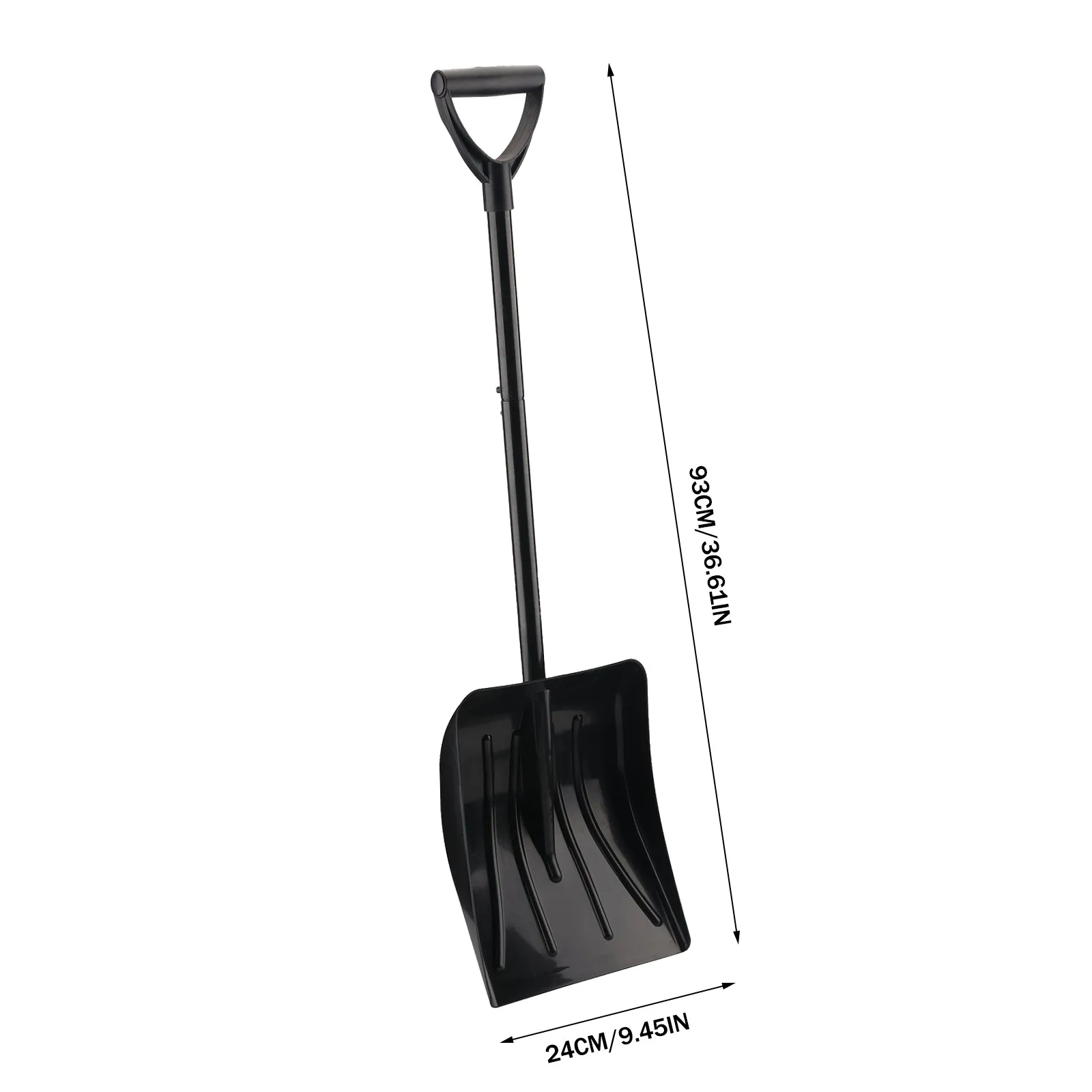 

Garden Ice Scraper Camping Spade Snow Shovel Emergency Winter Outdoor Cleaning Tool Aluminum Alloy Telescopic Detachable Car