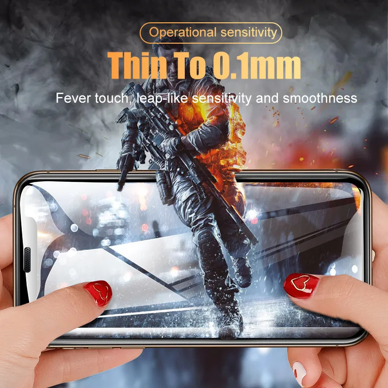 

Shockproof Case+Screen Protector for iPhone 12 Pro, Hydrogel Film Camera Glass Silicone Cover iPhone 12Mini 12Pro Max Soft Glass