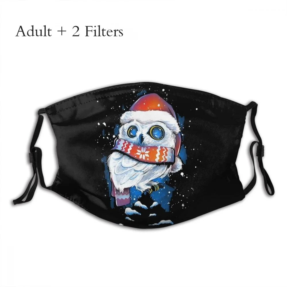 

Totoro Animated Fantasy Film Protection Masque CHRISTMAS OWL Washable Reutilizable Facial Mask With Filters Respirator