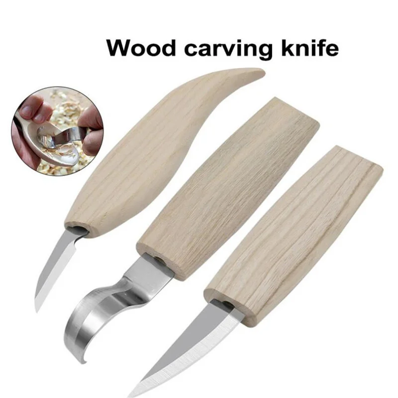 2/5 шт./компл. нож из нержавеющей стали для резьбы по дереву DIY художественное