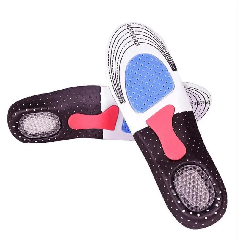

Cuttable Silicone Shoe Insoles Free Size Men Women Orthotic Arch Support Sport Shoe Pad Soft Running Insert Patch Cushion