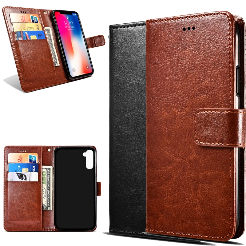 

For Samsung Galaxy Note10+5G Flip Phone Case For Samsung Galaxy Note10+5G Cover luxury PU Leather Phone Case