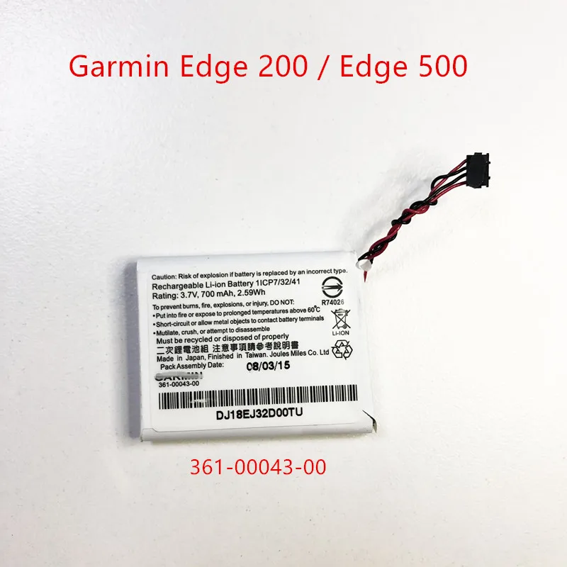 

Li-ion Battery 361-00043-00 For GARMIN Edge 200 Edge 500 battery replacement