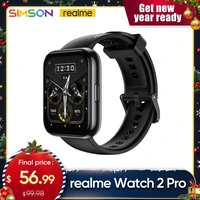 realme watch 2 pro smartwatch 14 day battery life 90 sport modes gps high precision dual satellite ip68 water resistant
