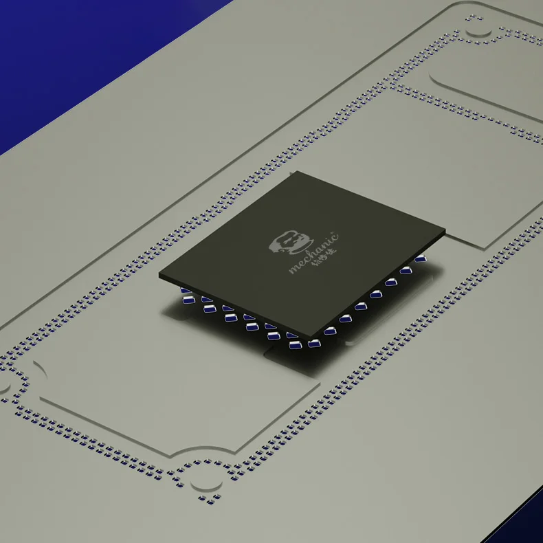 Комплект трафаретов 4D BGA для iPhone 11 pro max средний слой посадки Оловянная пластина