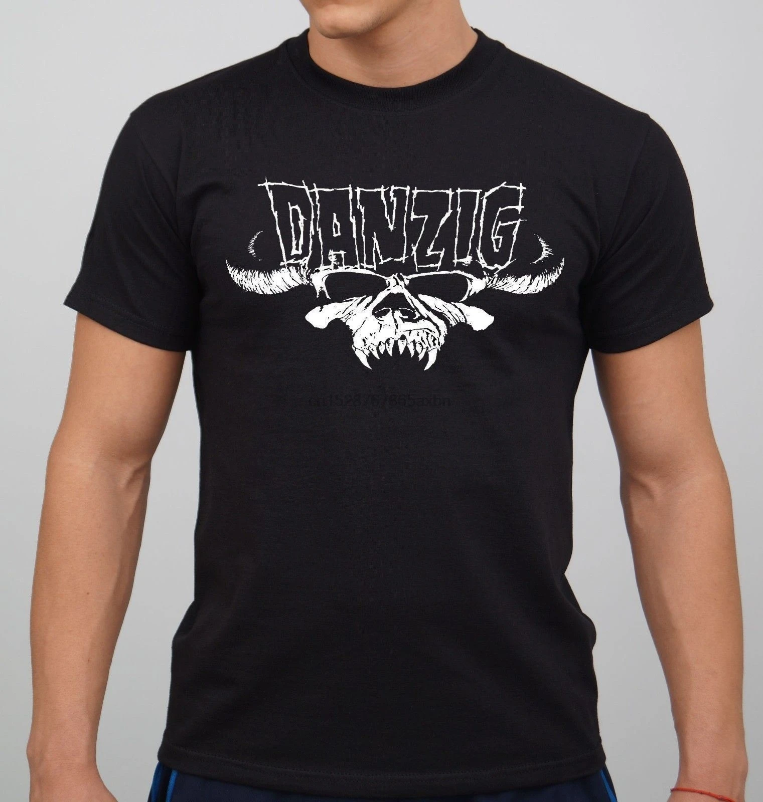 Danzig рок группа футболки Черные новые мужские рубашки с коротким рукавом