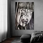 Настенная картина из аниме Junji Ito Tomie kwake Ami, постер на холсте, картина для домашнего декора, гостиной