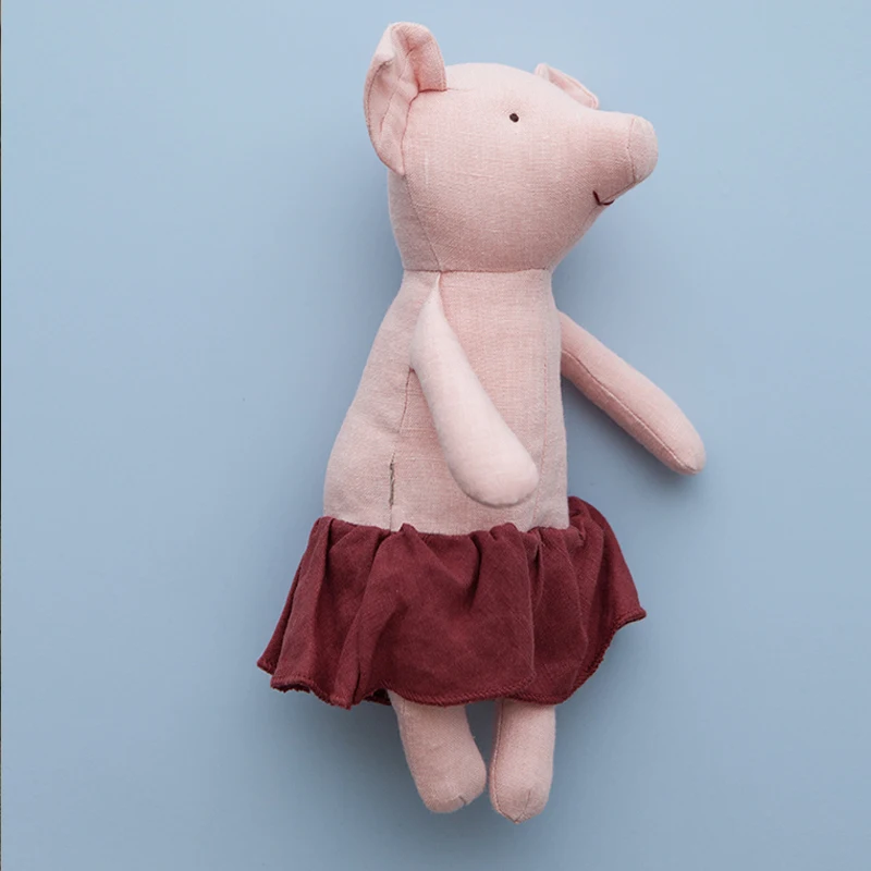 Плюшевая Маленькая свинья мультяшная мягкая кукла Зверюшка нурсей Сказочная