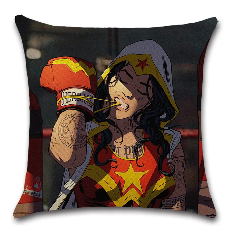 Ободок для волос в стиле Чудо Женщина Супергерой кино комикс наволочка подушки