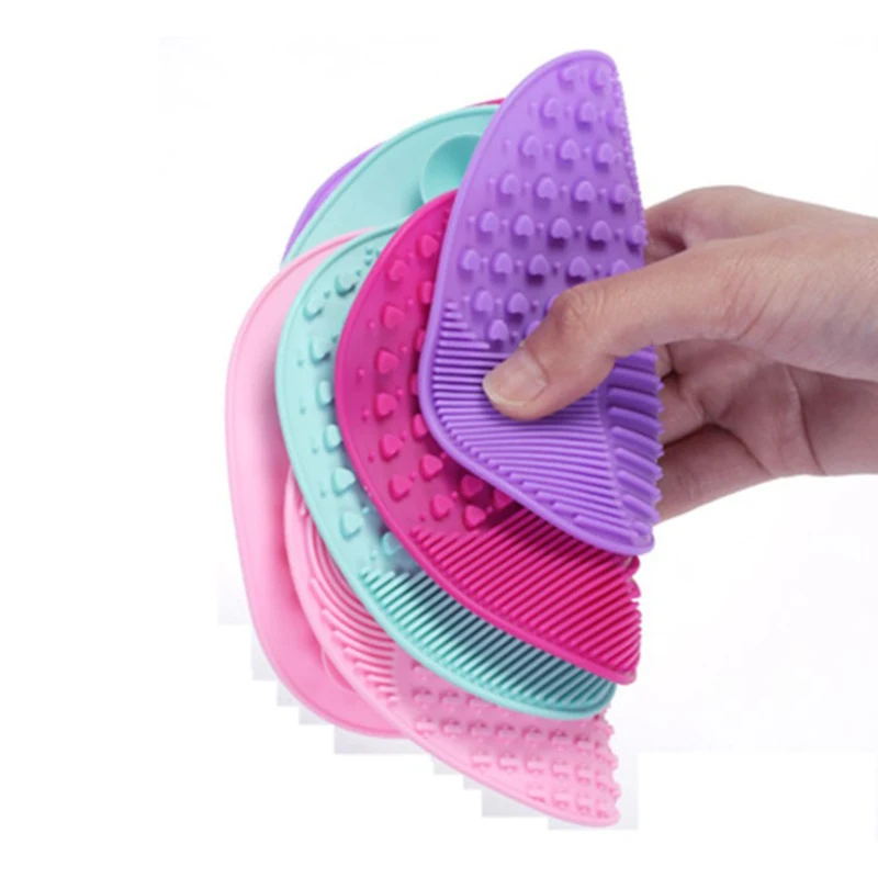 Силиконовый коврик для чистки кистей макияжа косметические кисти щетки мытья