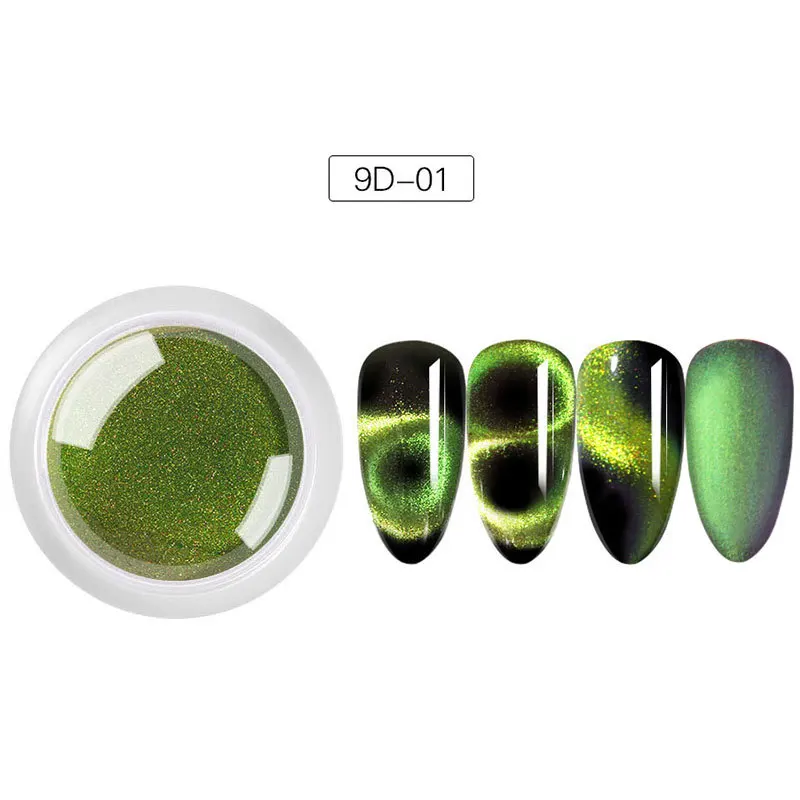 0 2 г Сияющий порошок кошачий глаз лазерный пигмент хромированная пыль qt0281 |