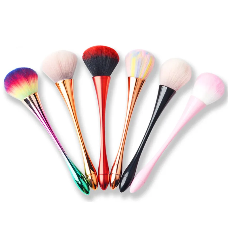 Цветные кисти для макияжа румяна косметика Кисть с тонкой ручкой инструмент