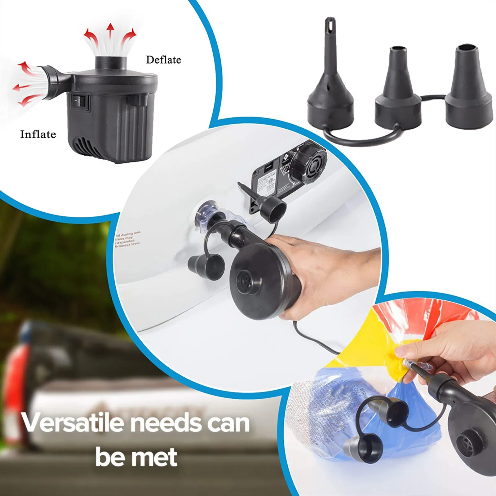 Новинка 2021 электрический воздушный насос портативный надувной компрессор для