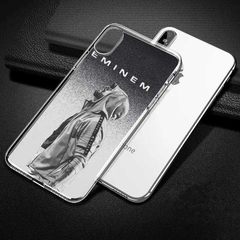 

Eminem Signed Hip Hop Rapper Phone Case Transparent for iPhone Samsung 11 12 6 7 8 9 30 Pro X Max XR Plus lite