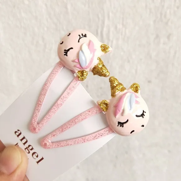 2 шт. детские заколки для волос с радужными ракушками|Аксессуары девочек| |