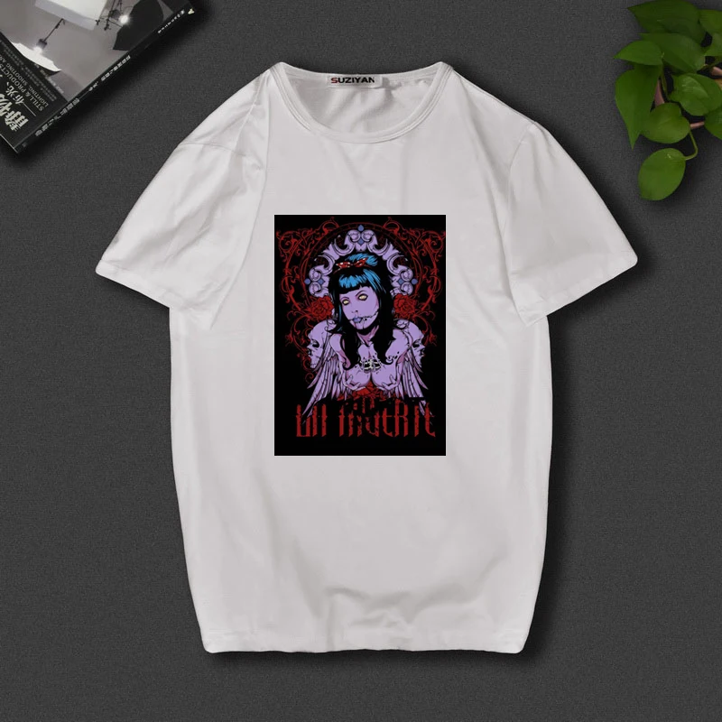 Новый дизайн женская футболка кукла из фильма ужасов женское базовое пальто 2019