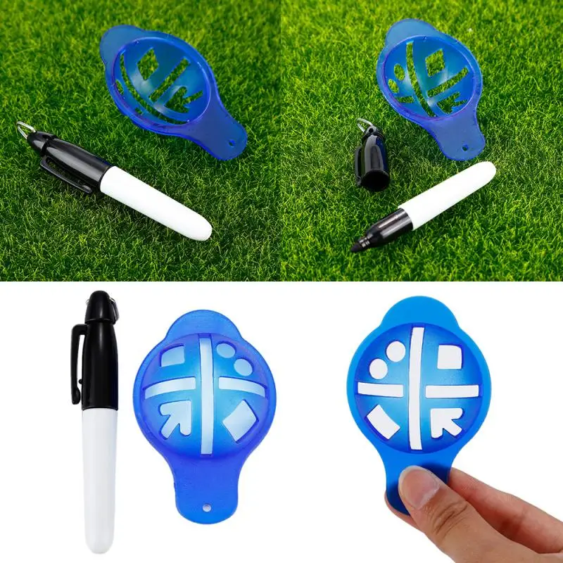 

Golf Ball Liner Marker Template Drawing Alignment Marks Positioning Aids Outdoor Golf Sport Tool Club Equipment Accessories