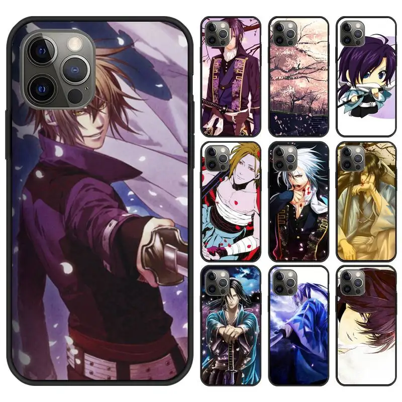 Чехол для телефона Hakuouki Shinsengumi Kitan Iphone 7 8 Plus X Xs Max Xr 11 12 13 Mini Pro SE2 прозрачный мягкий