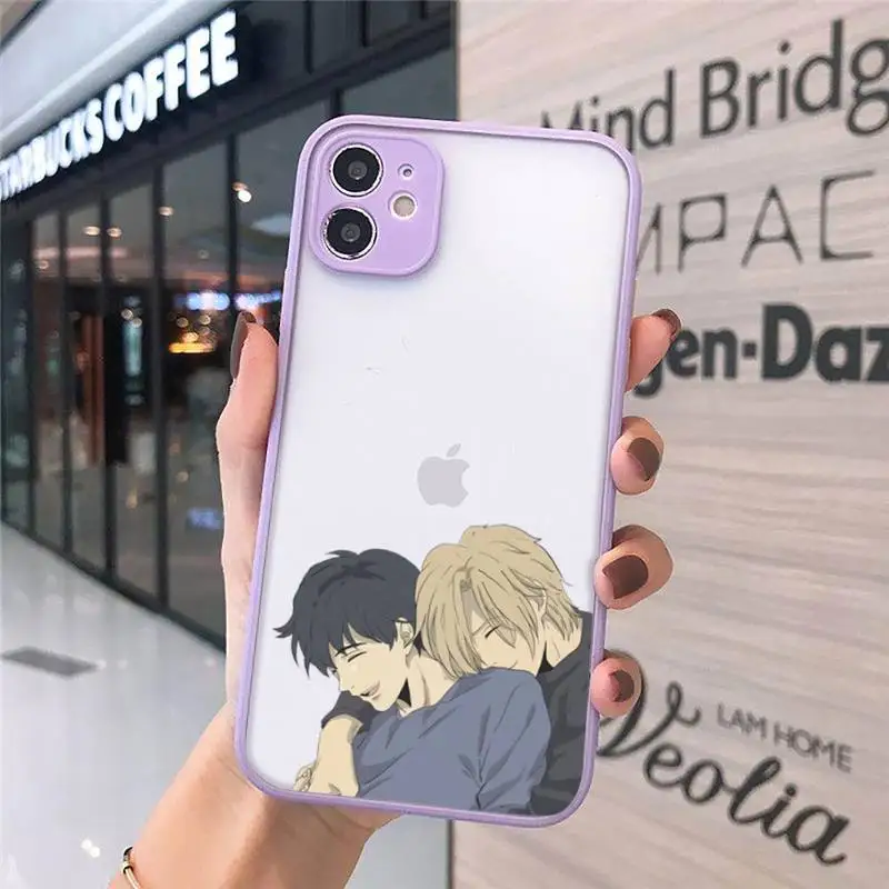 

Japan anime Banana Fish Phone Cases matte transparent For iphone 7 8 11 12 plus mini x xs xr pro max cover