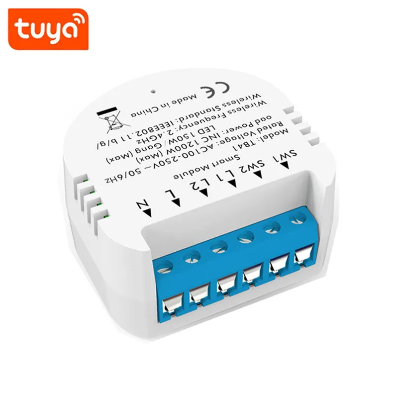 

Умный мини-выключатель Tuya с Wi-Fi и управлением через приложение
