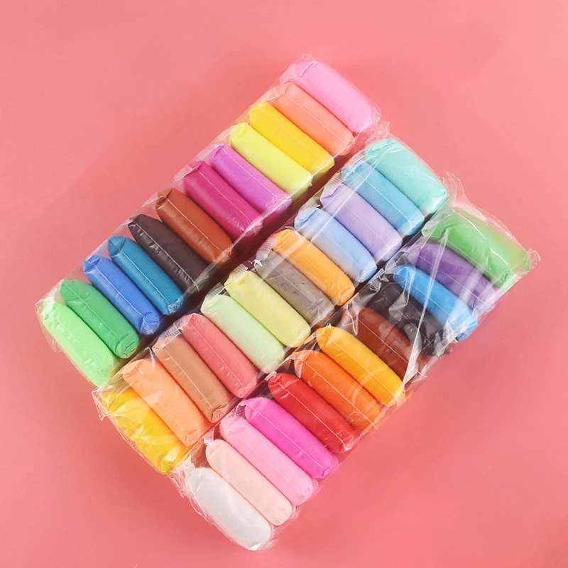 24 шт./компл. супер светильник шлама детская сохнущая на воздухе моделирование из