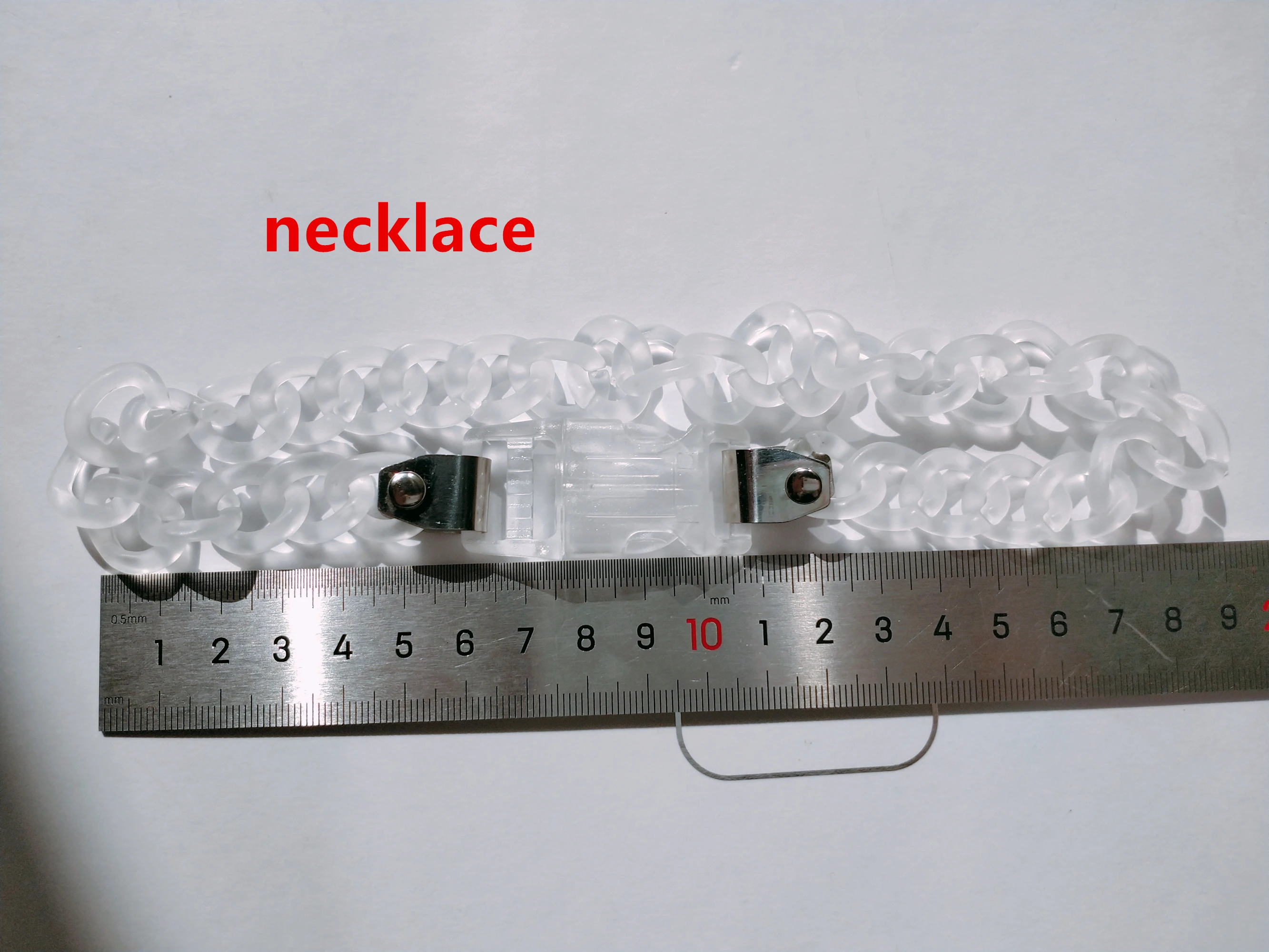 Цепочка-чокер HUANZHI прозрачная акриловая для парней и женщин 2020 | Украшения