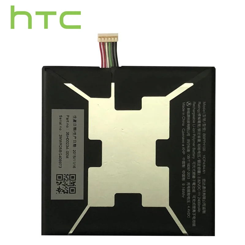 

2400mAh HTC Original BOPFH100 B0PFH100 Li-ion Phone Battery for HTC Desire Eye 4G M910X M910n