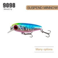 outdoor winter fishing useful crankbaits floating minnow baits fish hooks long casting lure minnow lures