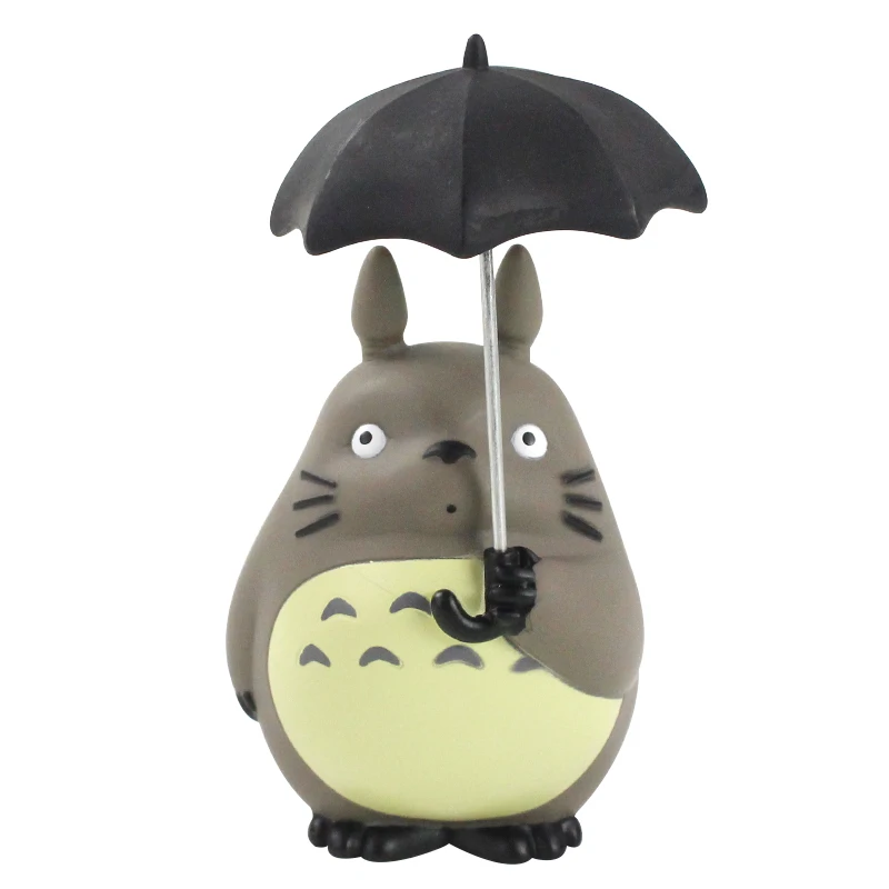 12 см Фигурка Мой сосед Тоторо Игрушки шиншиллы с зонтиком маска Hayao Miyazaki аниме
