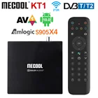 приставка dvb t2 android Приставка Смарт-ТВ Mecool KT1 Amlogic S905X4, Android 10,0, поддержка AV1 Dual WIFI BT5.0