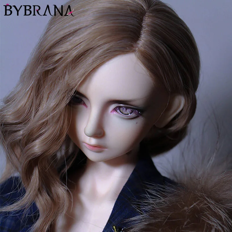 Парик Bybrana Bjd 1/3 1/4 высокотемпературный кукла дядя Стайлинг средней и длинной