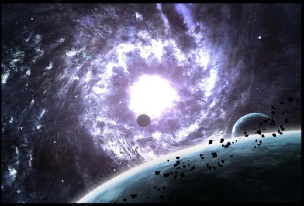 Пользовательские потолочные обои 3d Зенит Фреска для стен Галактическая